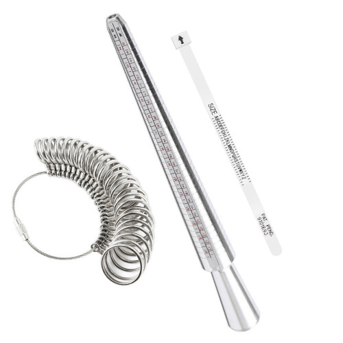 Ringgrößenmesser aus Aluminium, Ringgrößenmesser 1