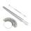 Ringgrößenmesser aus Aluminium, Ringgrößenmesser 1
