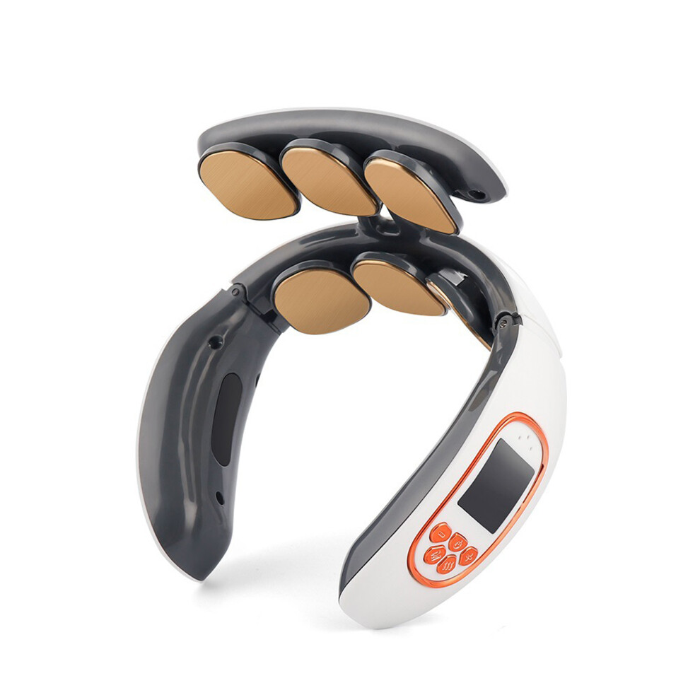 Portable Deep Tissue Relax Neck Device, Intelligent Neck Massager For Women With Heat Therapy And Electric Pulse Technology (1PCS) For Nightclubs