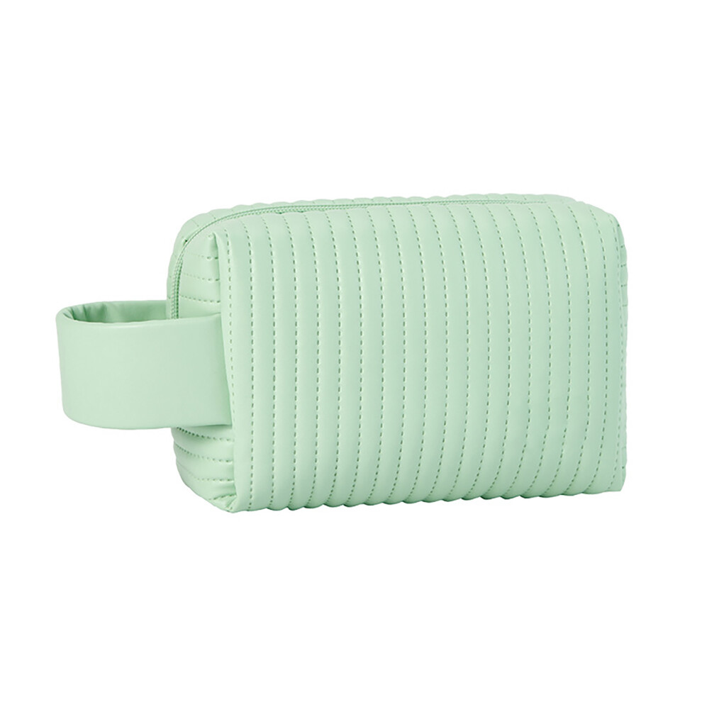 Stylish Cosmetic Travel Bag Women's Makeup Organizer Waterproof Toiletry Pouch with Internal Pocket Unique Design Roomy Main Compartment Water Resist