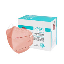 Copper Oxide Infused KN95 Face Mask Breathable Fabric High Filtration Efficiency Multiple Protection Lightweight 3D Design Adjustable Nose Clip