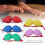 5Pcs ABS Maracas Eggs Set, 10cm Colorful Percussion Instruments 8