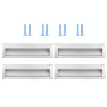 Struttura in ottone dal look moderno, illuminazione a LED sul piano di lavoro che aggiunge un tocco di eleganza e funzionalità al tuo spazio.