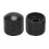 3Pcs Metal & ABS Guitar Control Knobs Volume Tone Replacement Black 1.8cm 3