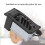 Scatola ABS per pickup di chitarra con equalizzatore, 2x9V, nero 3