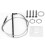 Scatola ABS per pickup di chitarra con equalizzatore, 2x9V, nero 7