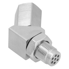 Entretoise de capteur d’oxygène à 45, adaptateur en fer M18x1.5