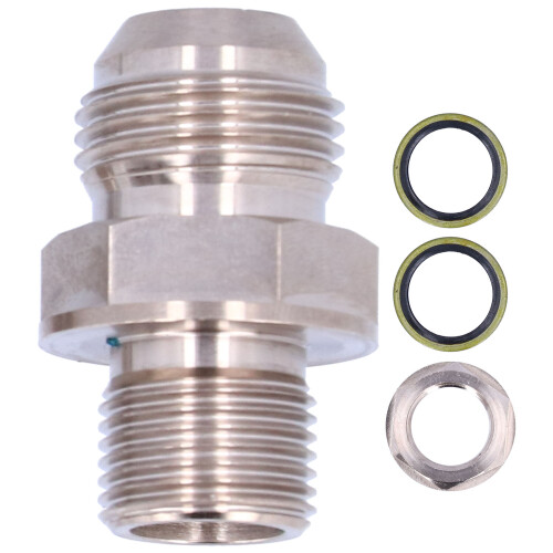 Quick Install Turbo Oil Pan Return Drain Plug Adapter 10ANM18x1.5 1