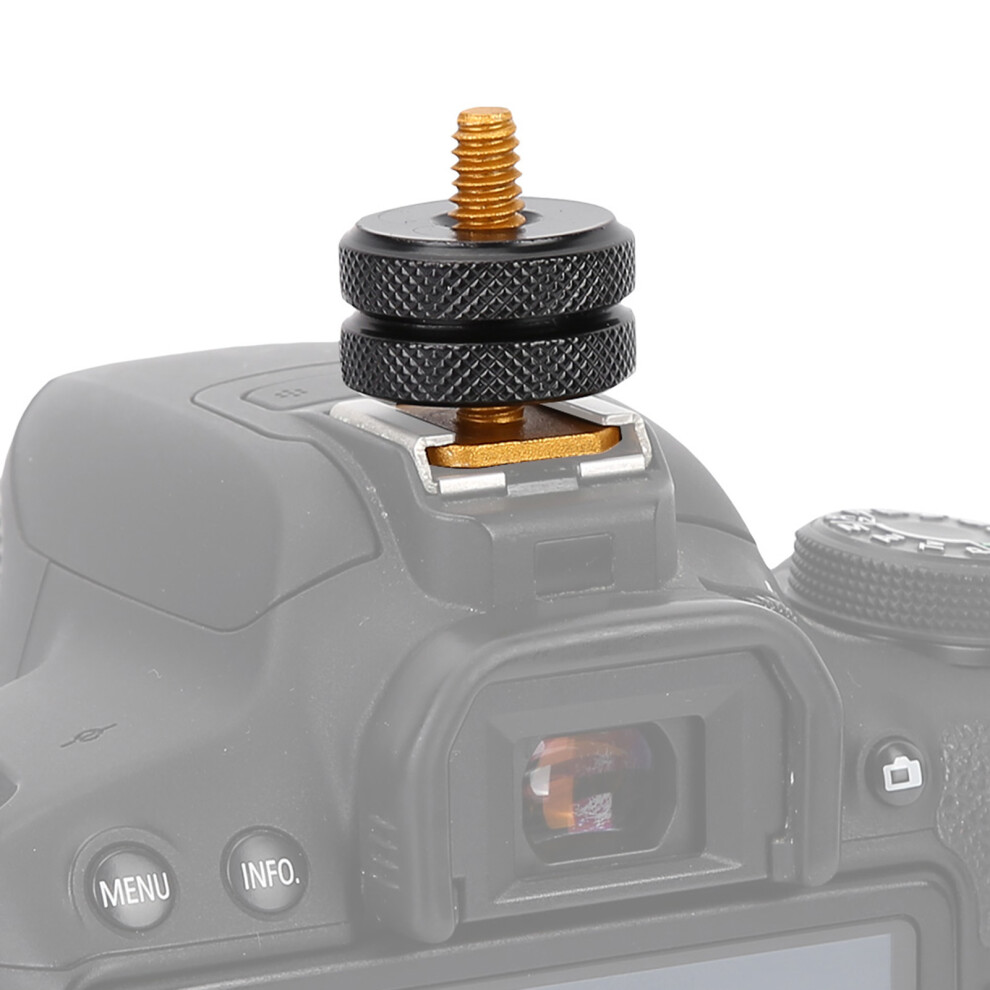 Hot Shoe To 1/4Â Tripod Screw Adapter For Dslr Camera Flash Mounts 8731377757021