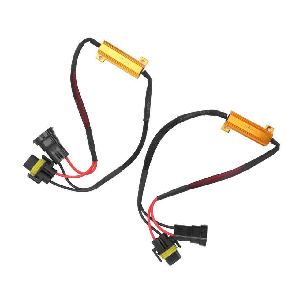 2Pcs H11 Led Fog Decoder 50W 12V Anti Flicker Canceller Light 5021377756999