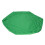 Couvercle étanche en PVC à cordon pour bac à sable hexagonal - Vert 12
