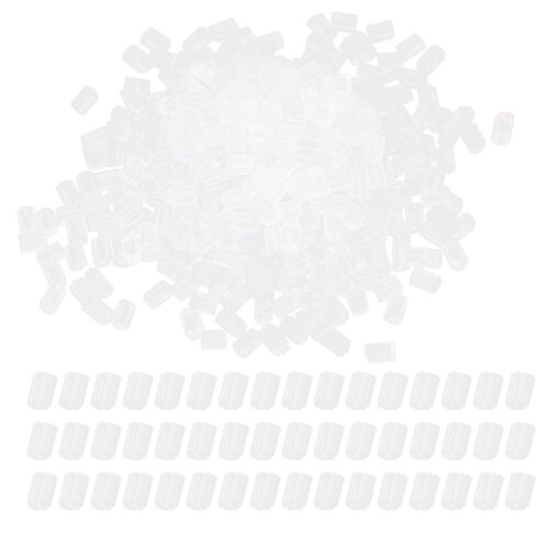 Soft Transparent Silicone Earring Backs 500pcs Replacement Earplug for Jewelry 1
