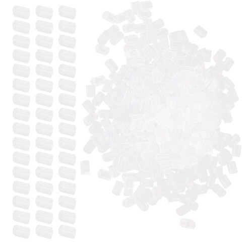 Soft Transparent Silicone Earring Backs 500pcs Replacement Earplug for Jewelry