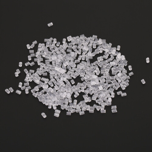 Soft Transparent Silicone Earring Backs 500pcs Replacement Earplug for Jewelry 2
