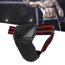 Breathable Jockstrap Black Groin Guard for Muay Thai and Kickboxing