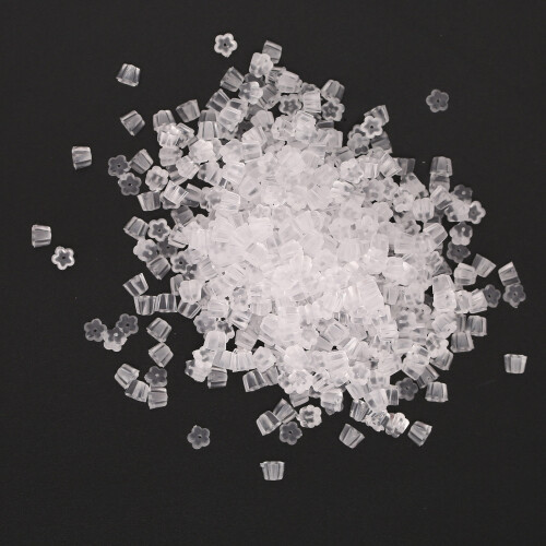 Bulk 500pcs Transparent Silicone Earring Backs Soft Earplugs Replacement Part 2