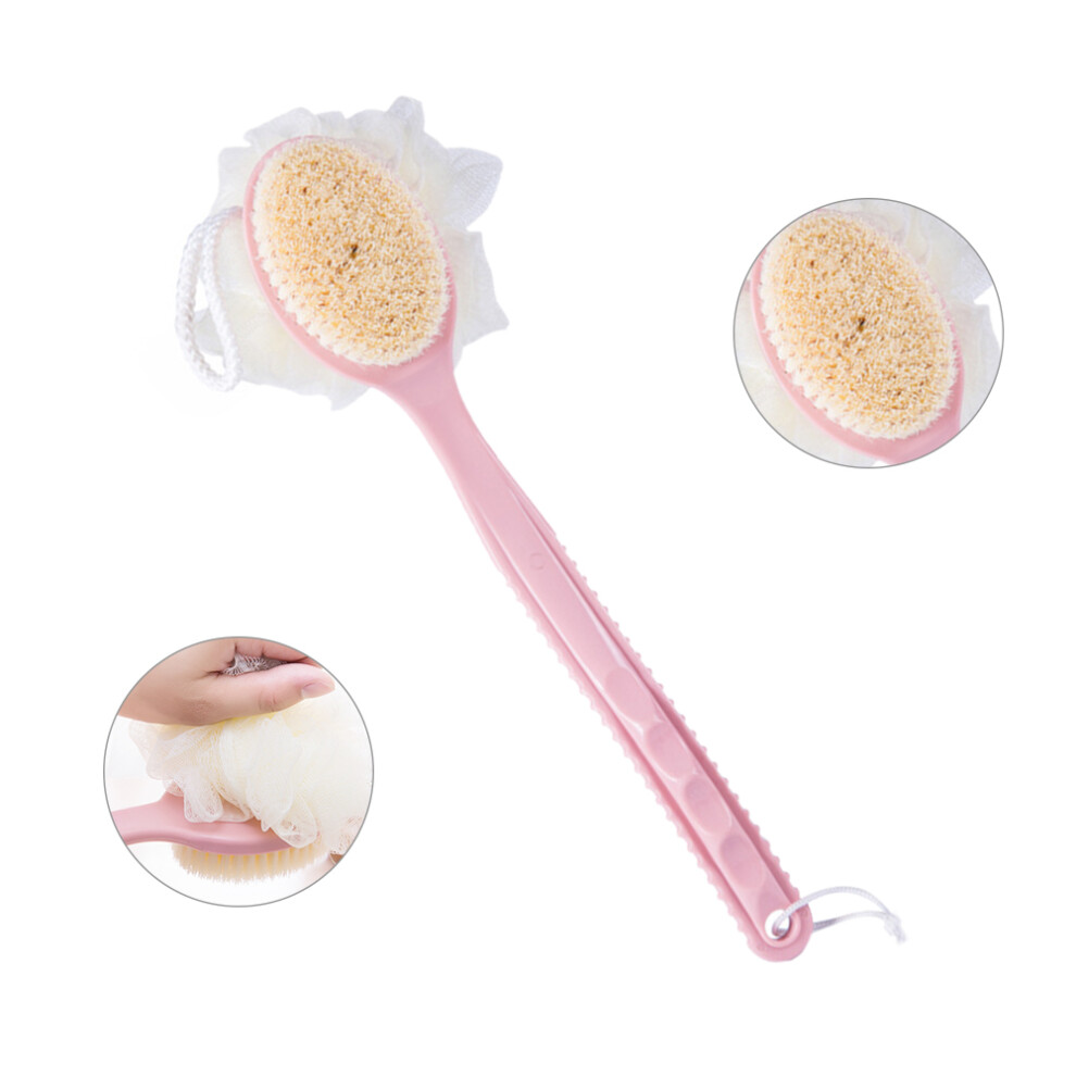 Skin Rejuvenating Bath Brush With Non Slip Grip, Long Handle For Back Scrubbing, Strong Adsorption Power And Versatile Exfoliating Functionality For