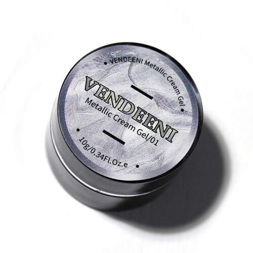 Gel Νυχιών Delicate Glamorous Colours, Μεταλλικό Gel Βαφής με Υψηλή Γυαλάδα για Μεγάλη Διάρκεια, 2