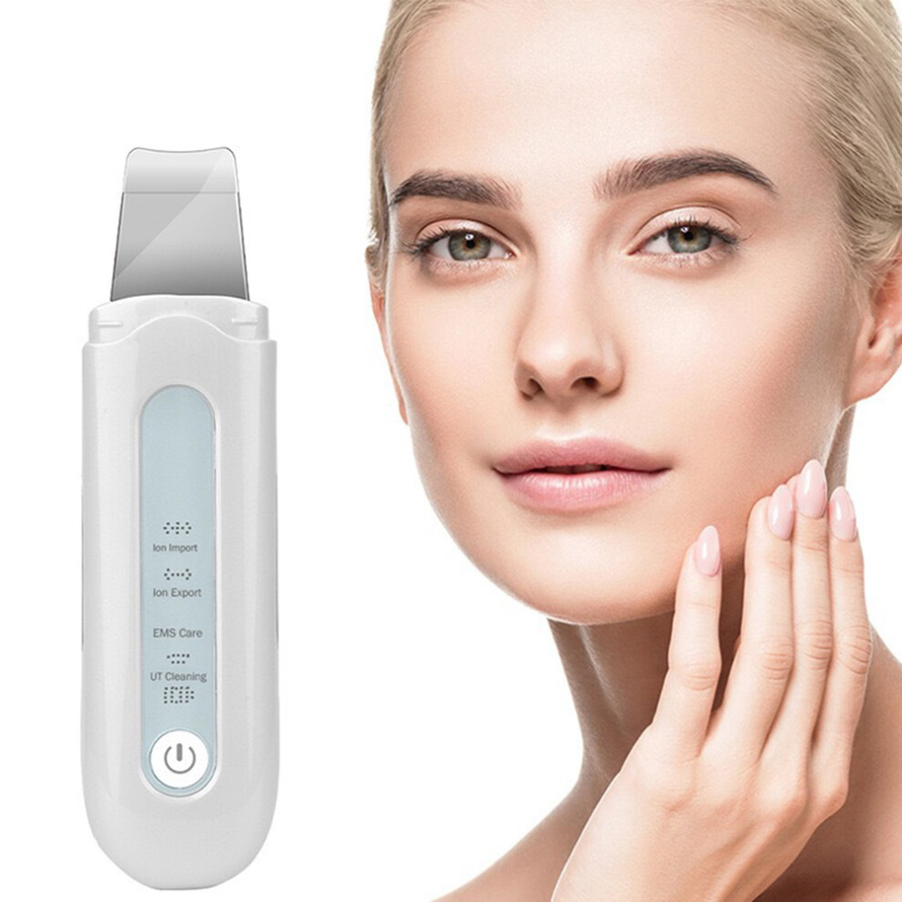 Portable Facial Scrubber with Ultrasonic Technology, Pore Cleansing and Moisturizing Mode for Radiant Skin