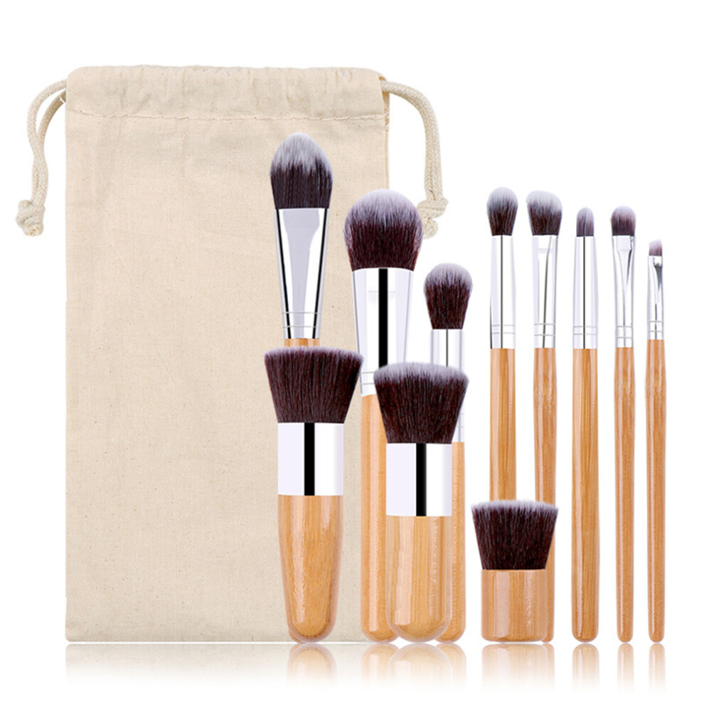 Professional Makeup Brushes, Durable Bamboo Handle, Synthetic Foundation Brushes, Concealer Powder Brushes, For Daily Makeup, Party Makeup,