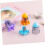 12 Pieces Rocket Design Portable Pencil Sharpener for Students, School Supplies, and Gift Items, Durable and Compact 3