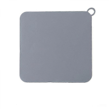 Cale désodorisante en silicone grise 12x12 cm (1 piÚce) pour siphon, évier, toilette, canalisations, anti-odeurs.
