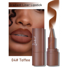 (Toffee) Gradient Lip Liner Pencil 2-in-1 Matte Waterproof Long Lasting Lipstick