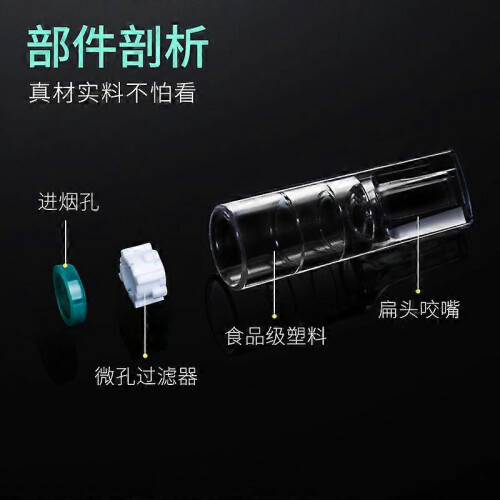 Disposable Cigarette Filters 100pcs, Throwaway Filter Tips for Men and Women 1
