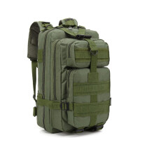 Hiking Backpack Large Capacity 3 Day Pack Rucksack Green For Hiking Trekking Travel Bugout Bag
