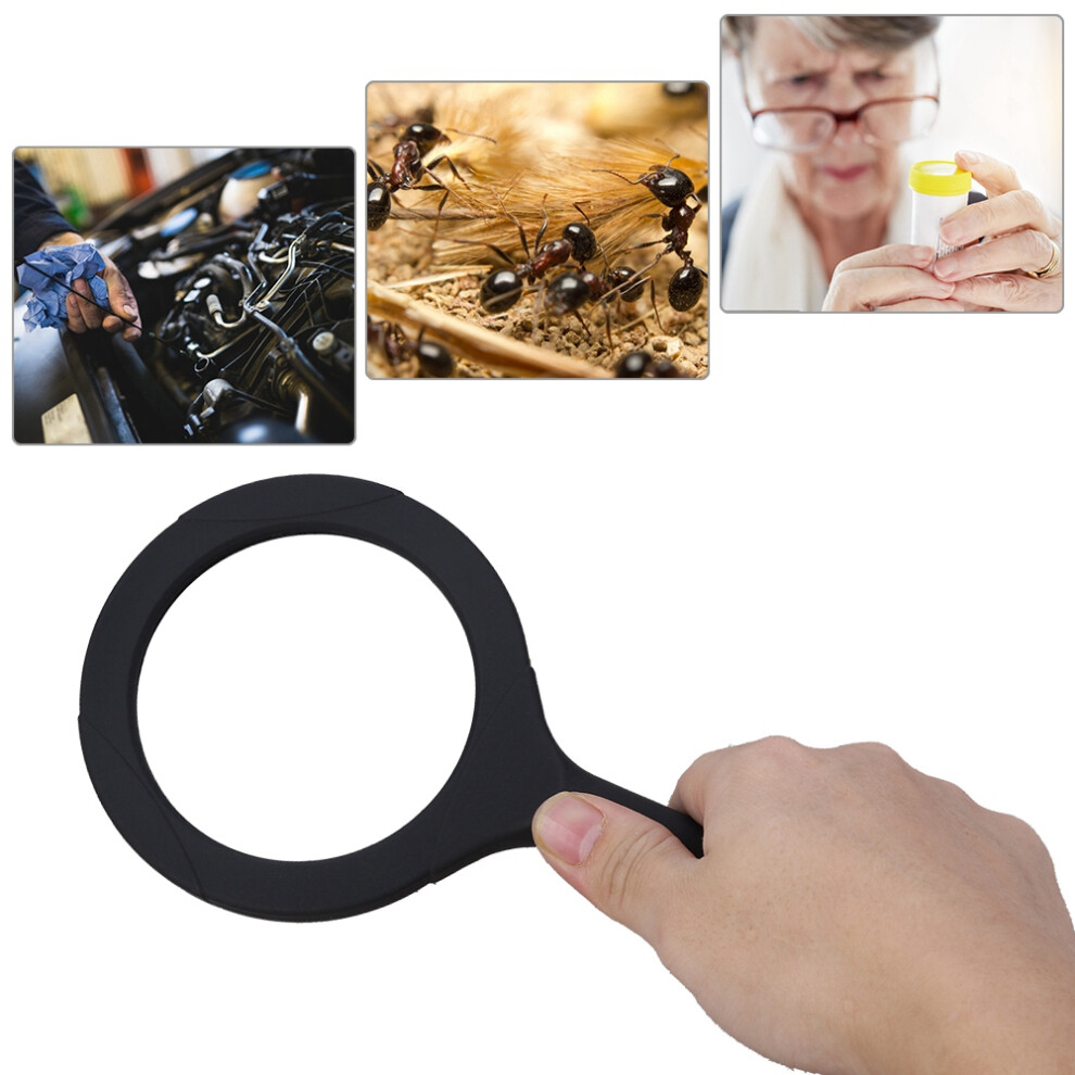 Light 3X Illuminated Magnifier With Handheld Zoom Lens For Night Use
