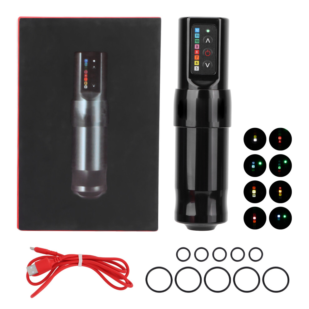 Adjustable Stroke Tattoo Machine With Coreless Motor Wireless Capability High Capacity Battery Rotary Pen Suitable For All Needles For Nightclubs