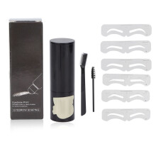 Eyebrow Defining Kit, Waterproof Eyebrow Stamp with Reusable Templates, Soft Mushroom Head Design for Flawless Natural Look (Environment Friendly