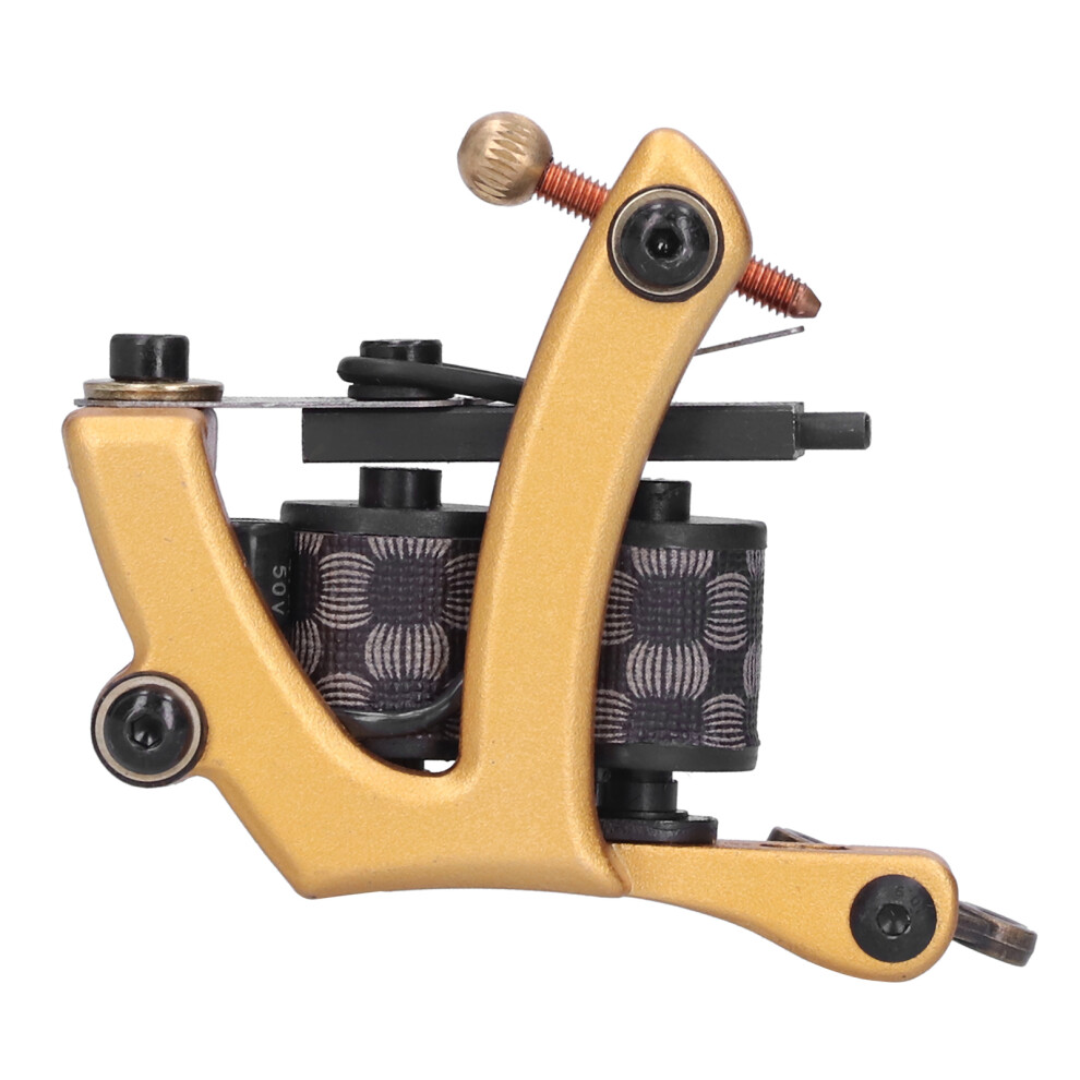 Precision Tattoo Coil Machine, Compatible with Cartridge Needle Handle for Seamless Lining and Shading, Latest Coil Technology Ensures Stable Rebound