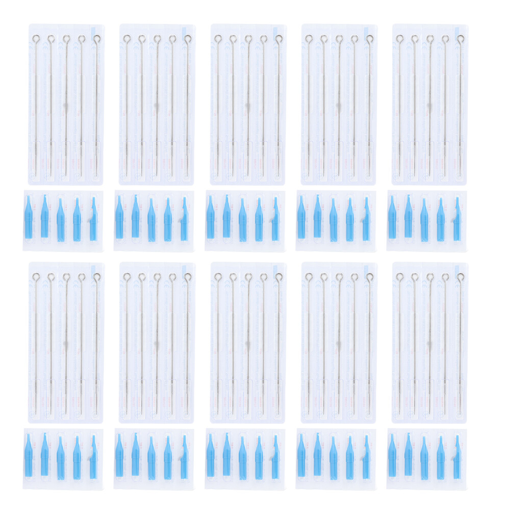 Round Liner Shader Magnum Needles, Professional Tattoo Kit, 50pcs Individually Packaged Medical Grade Stainless Steel Needles, Safe And Hygienic For