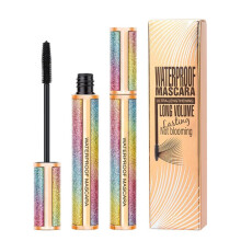 4D Mascara For Natural Lashes, Waterproof & Smudge-proof Mascara, Hypoallergenic For Sensitive Eyes, Easy to Remove With Warm Water Or Makeup Remover