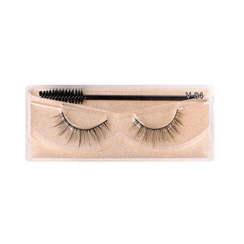 Σετ βλεφαρίδων Vegan Faux Mink Lashes3D αφράτες, φυσικής εμφάνισης, επαναχρησιμοποιούμενες,