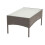 Poly-Rattan Gartentisch Hamar, Beistelltisch Tisch mit Glasplatte 7