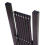 Barrière de sécurité MCW-B34, barrière de séparation en ciseaux, marron 3