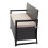 Poly-Rattan Banc 2 places MCW-F39 2