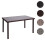 Poly-Rattan Tisch MCW-G19, Gartentisch Balkontisch, 120x75cm 7