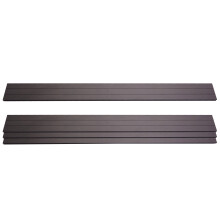 4er Set Latten für WPC-Sichtschutz Savoie, Bretter Windschutz, ca. 1qm
