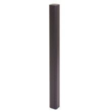 Poste de aluminio Sarthe Valla WPC, poste de columna, sistema enchufable