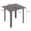 Plaque de sol pour parasol MCW-D20 A96 Meran Pro 2