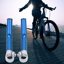 Cycling Handlebar Bar End in Blue Aluminum Alloy for Mountain and Road Bikes