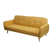 Schlafsofa MCW-J18, Couch Klappsofa Gästebett Bettsofa, Schlaffunktion Stoff/Textil 185cm
