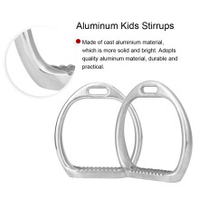 Kinder Leichte Aluminium-Steigbügel-Pads für das Reiten, Reitsattel