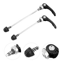 Mountainbike Schnellspanner-Set aus Aluminiumlegierung Schwarz 185mm & 145mm