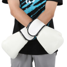 Erwachsenen-Weiße atmungsaktive Boxing Handschuhe 26 cm Schlagtraining MMA