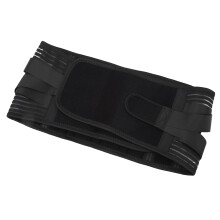 Ceinture de soutien lombaire respirante avec 6 baleines, maille à 16 trous pour hommes et femmes, taille L