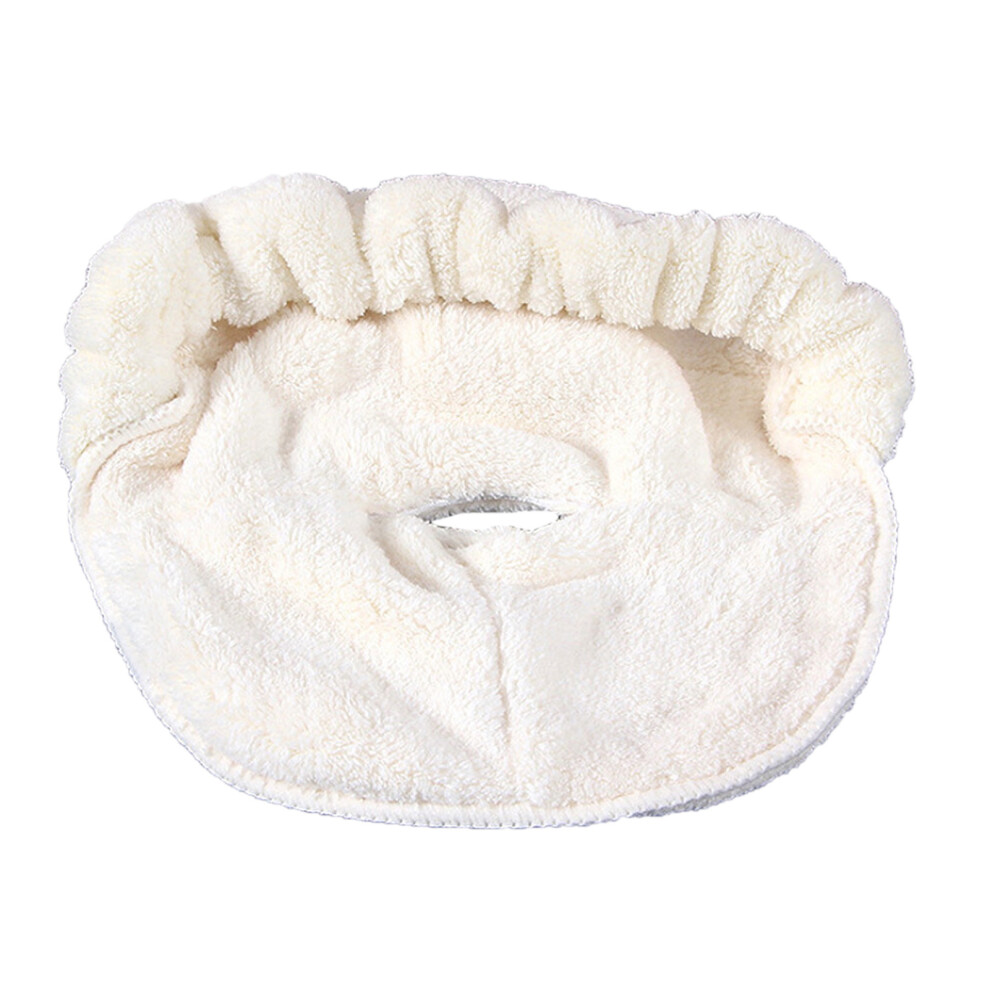 Micron Spun Yarn Facial Mask, Convenient Application & Detachable Headband Design For Daily Skincare, Skin-friendly Material Reusable For Home